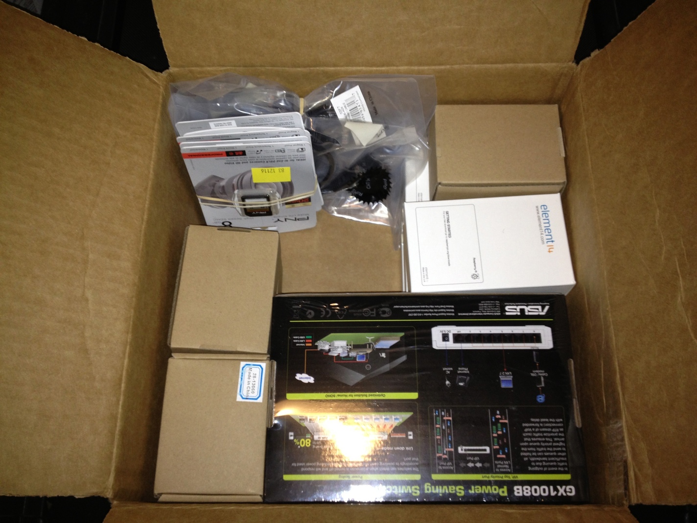 unboxing the parts